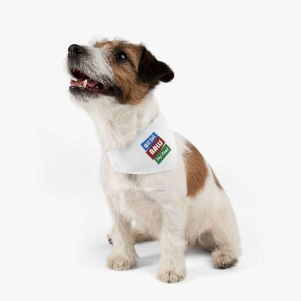 Will Lick Balls for Food Pet Bandana Collar - Image 4