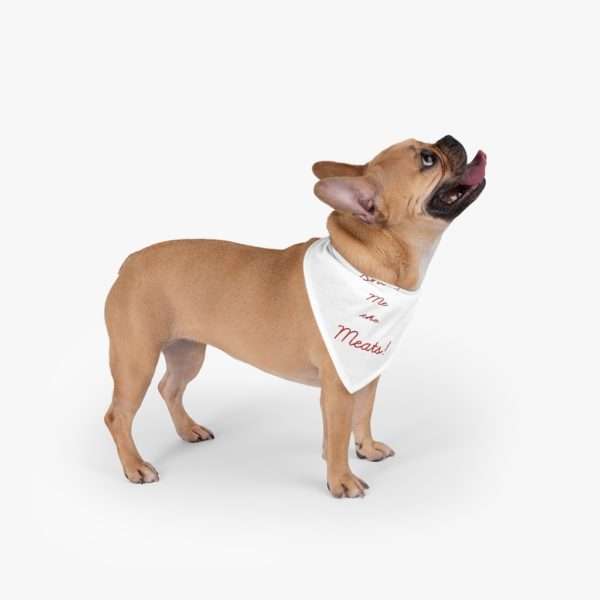 Funny Dog Bandana - Show Me the Meats - Image 3