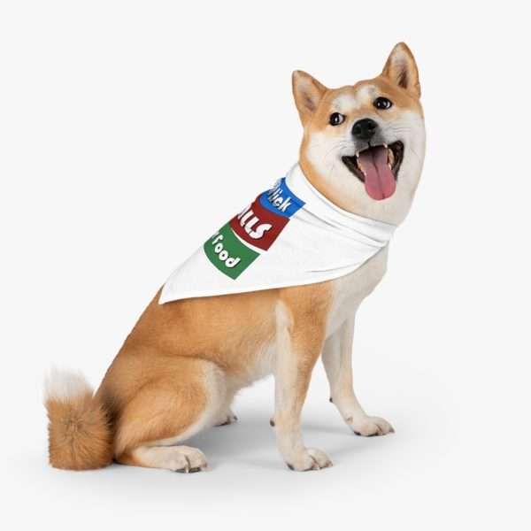 Funny Dog Bandana - Will Lick Balls for Food