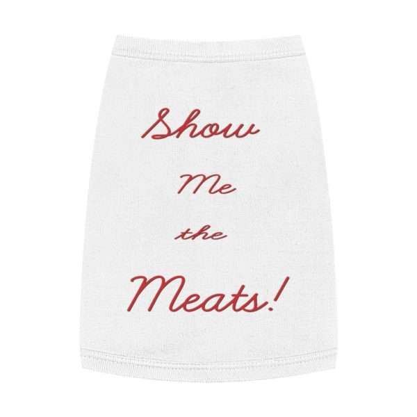 Show Me the Meats Pet Tank Top - Image 3