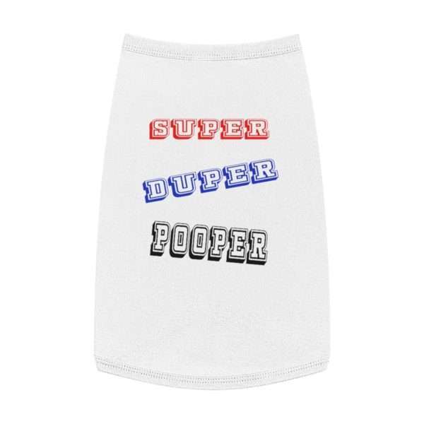 Super Duper Pooper Pet Tank Top - Image 2