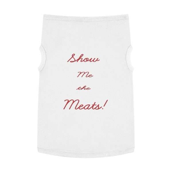 Show Me the Meats Pet Tank Top - Image 5