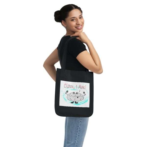 Clam I Am! Organic Canvas Tote Bag - Image 3