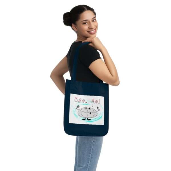 Clam I Am! Organic Canvas Tote Bag - Image 6