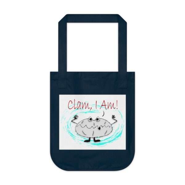 Clam I Am! Organic Canvas Tote Bag - Image 4