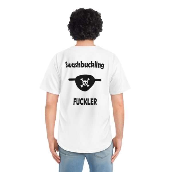 Men's Baseball Jersey - Swashbuckling Fuckler - Image 6