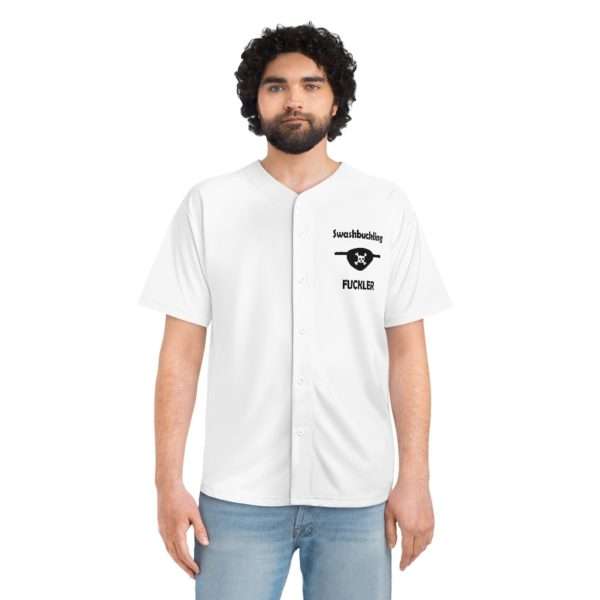 Men's Baseball Jersey - Swashbuckling Fuckler - Image 9