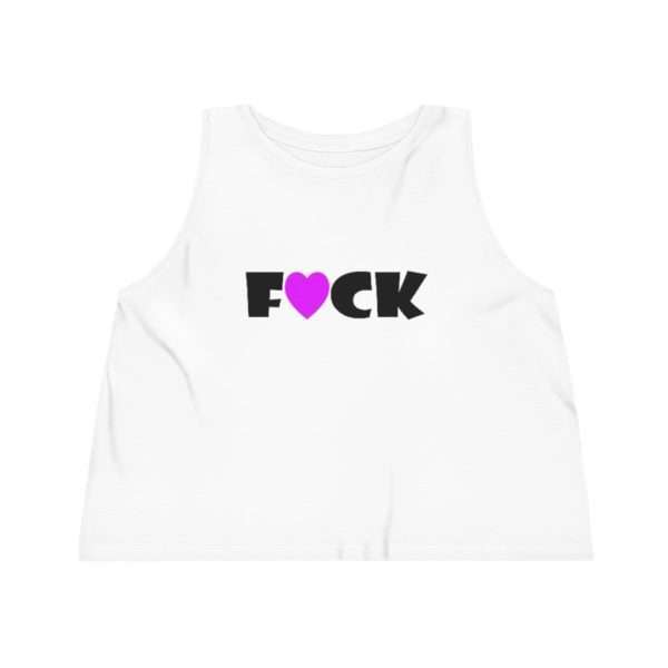 Women's Dancer Cropped Tank Top - F Heart CK