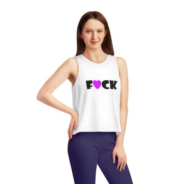 Women's Dancer Cropped Tank Top - F Heart CK - Image 2