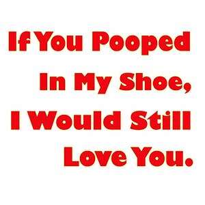 if you pooped in my shoe