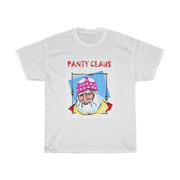 Funny Unisex Heavy Cotton T-shirt - Panty Claus