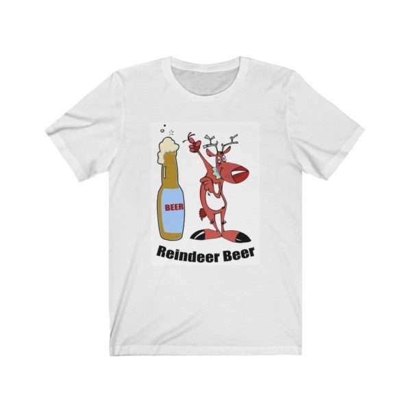 Reindeer Beer Unisex Jersey Short Sleeve Tee