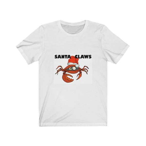 Funny Unisex Jersey Short Sleeve T-shirt - Santa Claws