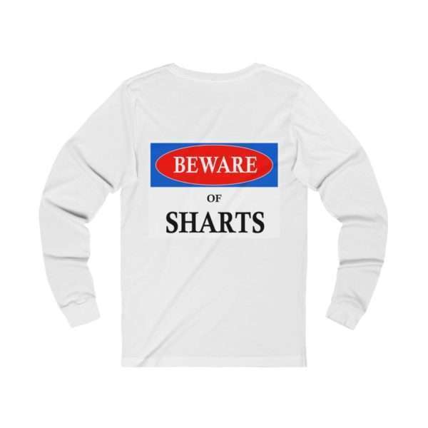 Beware of Sharts Unisex Jersey Long Sleeve Tee - Image 2