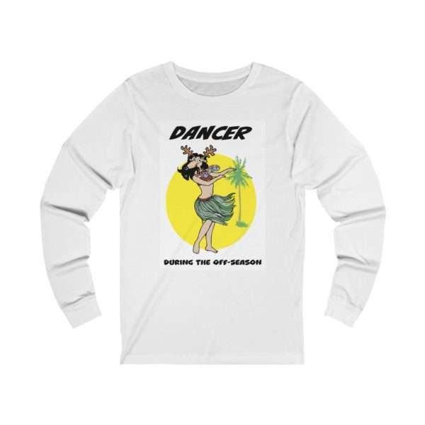 Unisex Jersey Long Sleeve T-shirt - Dancer During the Off-Season