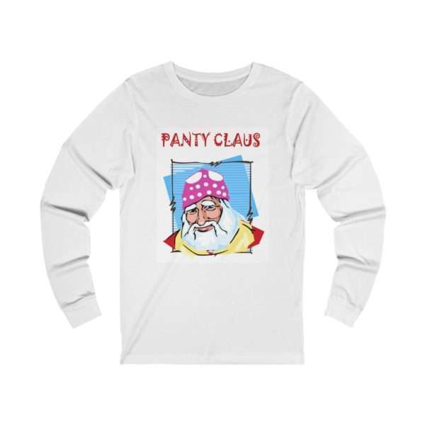 Funny Unisex Jersey Long Sleeve T-shirt - Panty Claus