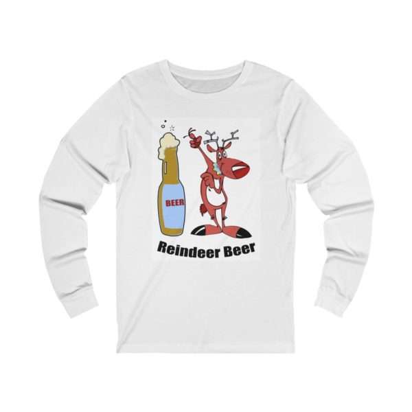 Reindeer Beer Unisex Jersey Long Sleeve Tee