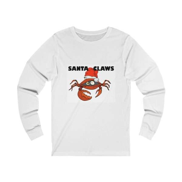 Unisex Jersey Long Sleeve T-shirt - Santa Claws