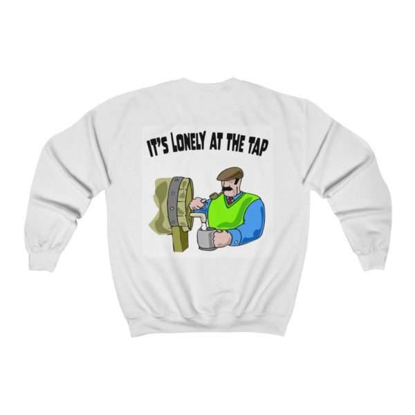 Unisex Heavy Blend Crewneck Sweatshirt - It’s Lonely at the Tap - Image 2