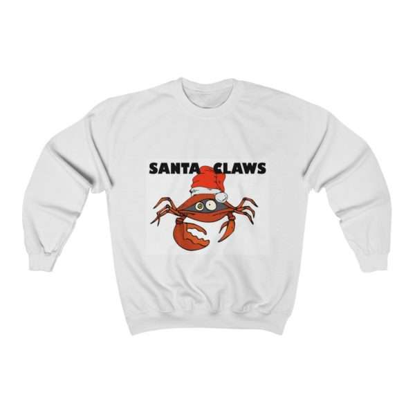 Funny Unisex Heavy Blend Crewneck Sweatshirt - Santa Claws