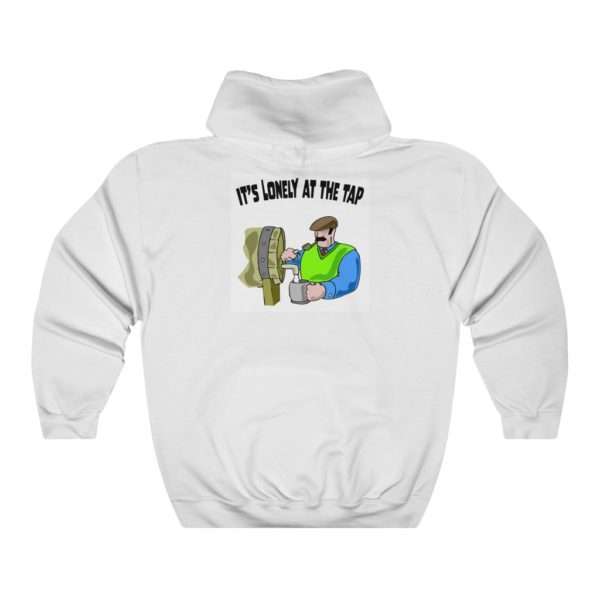 Funny Unisex Heavy Blend Hoodie Sweatshirt - It’s Lonely at the Tap - Image 2