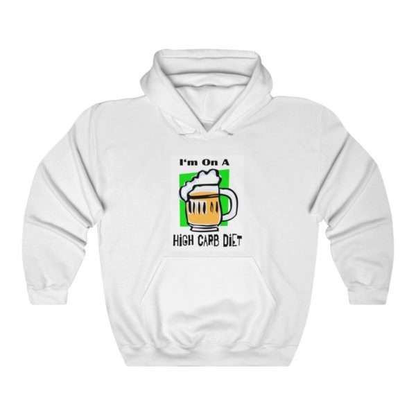 Funny Unisex Heavy Blend Hoodie Sweatshirt - I'm On a High Carb Diet