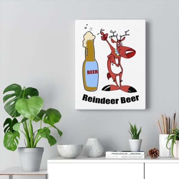 Reindeer Beer Canvas Gallery Wraps - Image 8