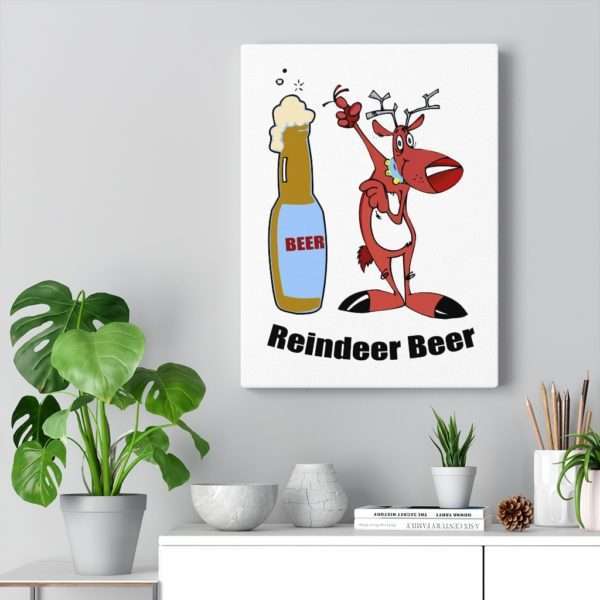 Reindeer Beer Canvas Gallery Wraps - Image 11