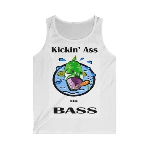 Men's Softstyle Tank Top - Kickin' Ass on Bass