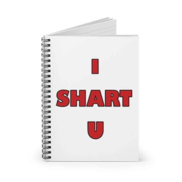 I SHART U Spiral Notebook - Ruled Line - Image 3