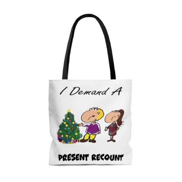 I Demand a Present Recount AOP Tote Bag - Image 2