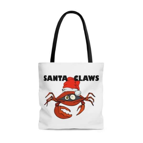 Funny AOP Tote Bag - Santa Claws - Image 5