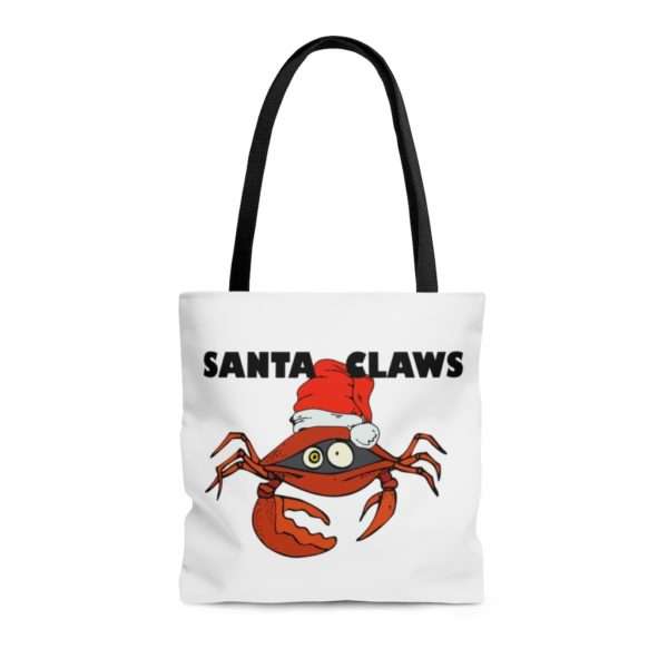 Funny AOP Tote Bag - Santa Claws