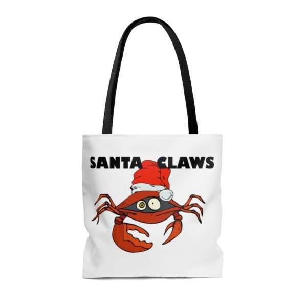 Funny AOP Tote Bag - Santa Claws - Image 2