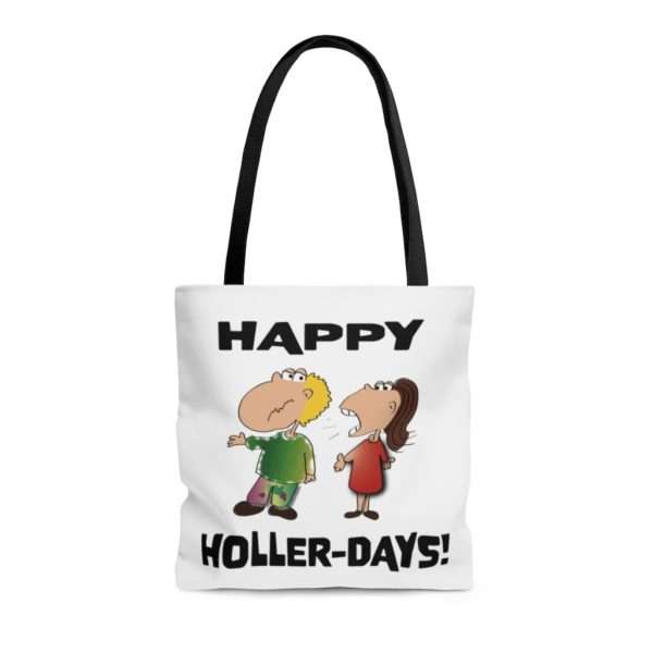 Funny AOP Tote Bag - Happy Holler Days!