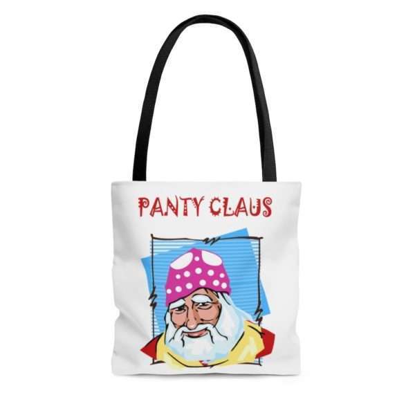 Funny AOP Tote Bag - Panty Claus - Image 3