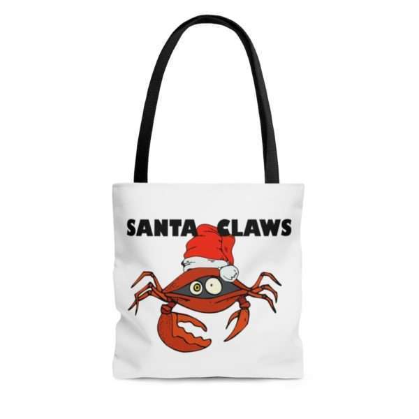 Funny AOP Tote Bag - Santa Claws - Image 3