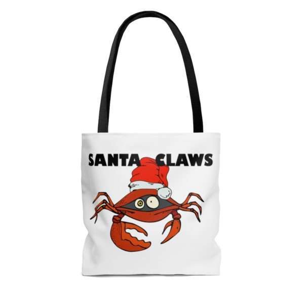 Funny AOP Tote Bag - Santa Claws - Image 4