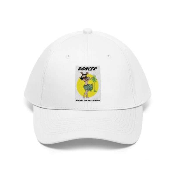 Funny Unisex Twill Hat - Dancer During the Off-Season - Image 2