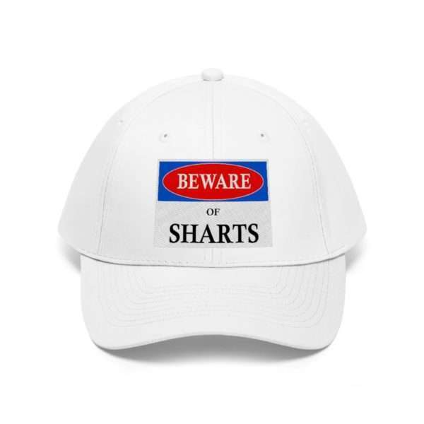 Beware of Sharts Unisex Twill Hat - Image 2