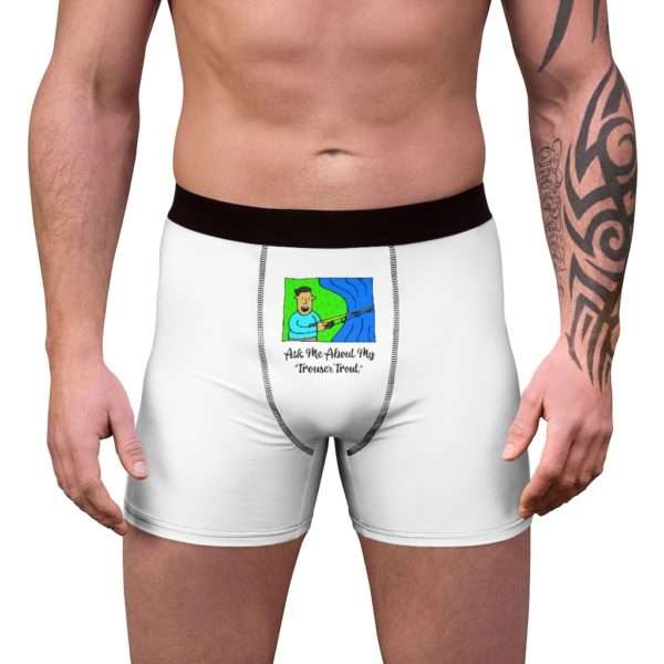 Men's Boxer Briefs Undies Underwear - Ask Me About My Trouser Trout