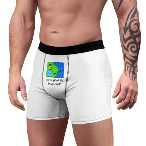 Men's Boxer Briefs Undies Underwear - Ask Me About My Trouser Trout - Image 4