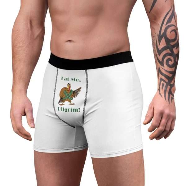 Funny Men’s Undies Boxer Briefs - Eat Me Pilgrim - Image 4