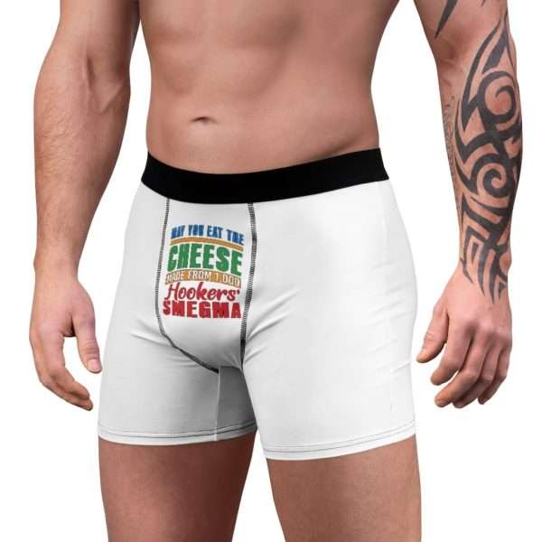 Funny Men’s Undies Boxer Briefs - May You Eat the Cheese Made From 1,000 Hookers’ Smegma - Image 4