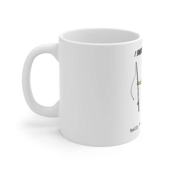 Funny Coffee Mug 11 oz - I Swear It Was This Big. Reality: He Hooked His Own Penis - Image 2