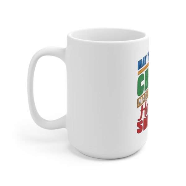 Funny Premium Coffee Mug 15 oz - May You Eat the Cheese Made From 1,000 Hookers’ Smegma - Image 2