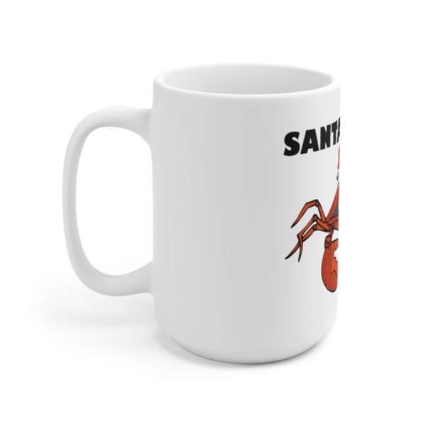 Funny Ceramic Coffee Mug 15oz - Santa Claws - Image 2