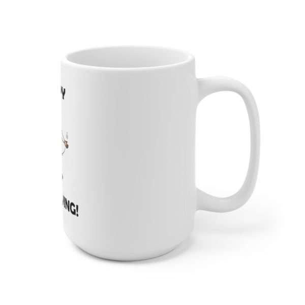 Funny Premium Coffee Mug 15 oz - Happy Spanksgiving! - Image 3