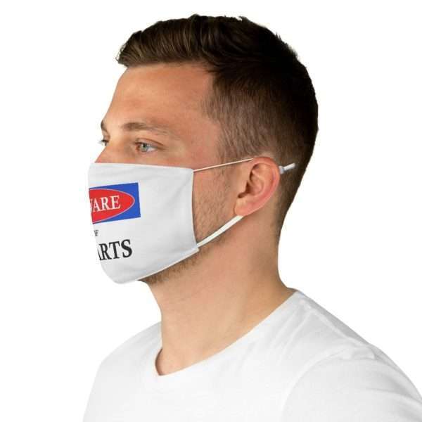 Beware of Sharts Fabric Face Mask - Image 5