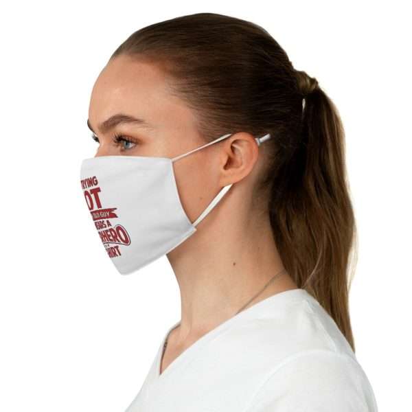 Fabric Facemask - I'm Trying NOT to Be the Old Guy Who Wears a Superhero T-shirt - Image 4